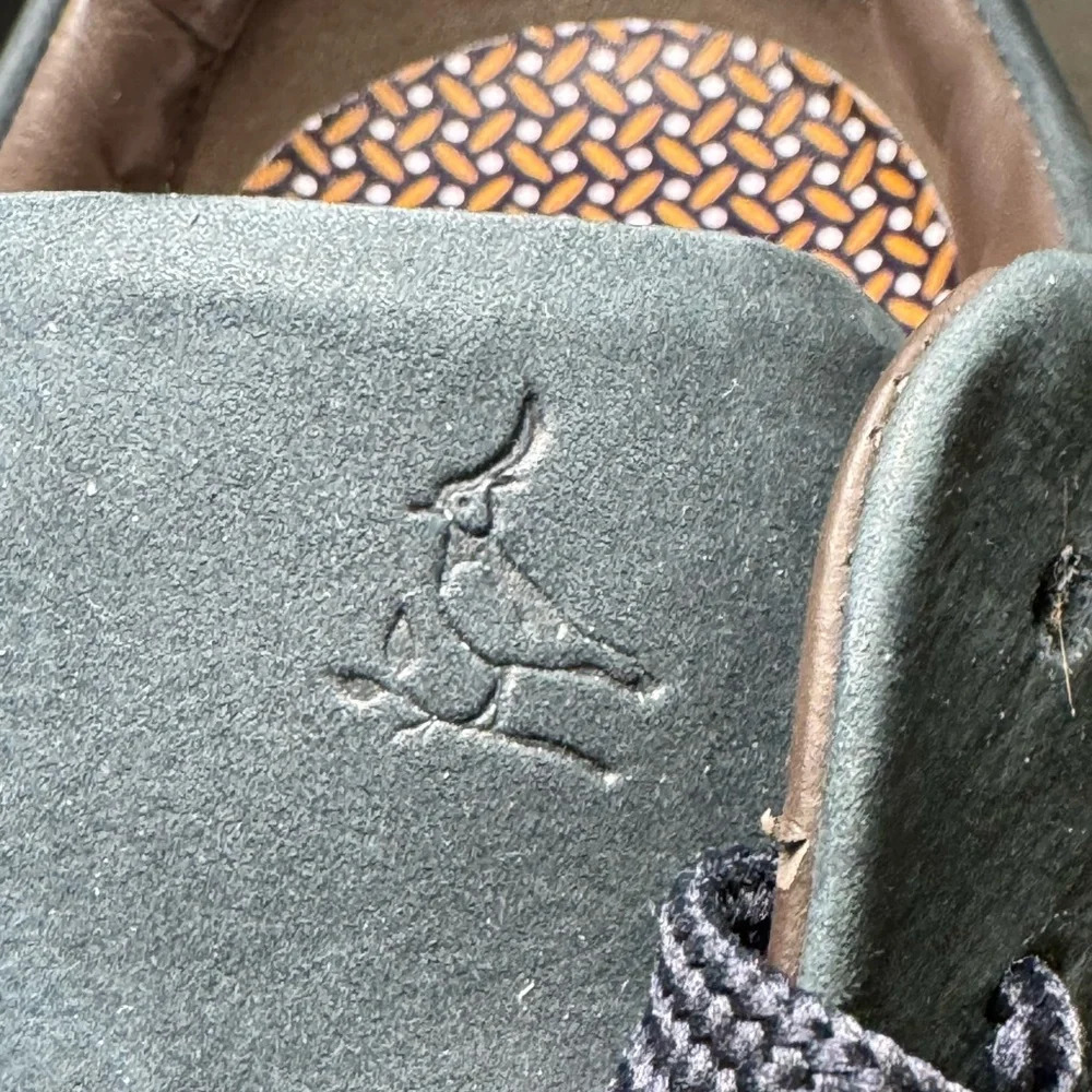 🌻 Charles Tyrwhitt Navy Blue Nubuck Trainer *no box* Men's UK 9 - Picture 8 of 13